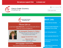 Tablet Screenshot of childcaresuffolk.org